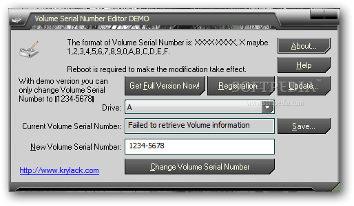 rtfx volume 2 serial number
